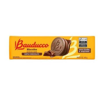 Imagem de Biscoito Recheado Bauducco Duplo Chocolate 140g