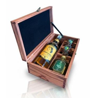 Imagem de kit Cachaça Famosinha de Minas 700 Ml Essência de Minas 160 Ml