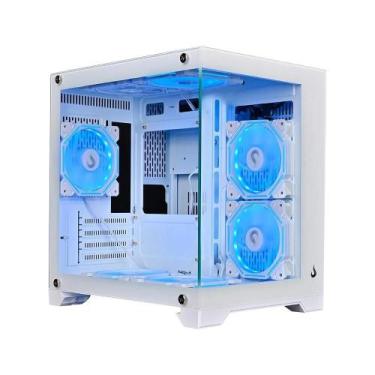 Imagem de Gabinete Gamer Rise Mode Galaxy Glass M Mini M-ATX S/Fan S/Fonte Vidro