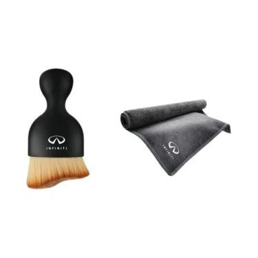 Imagem de Escova De Limpeza E Toalha De Camurça Infiniti: Acessório Premium Para