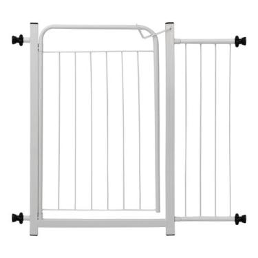 Imagem de Portão Grade Segurança Extensor 20cm Criança Pet Cão Branco - Itagold,