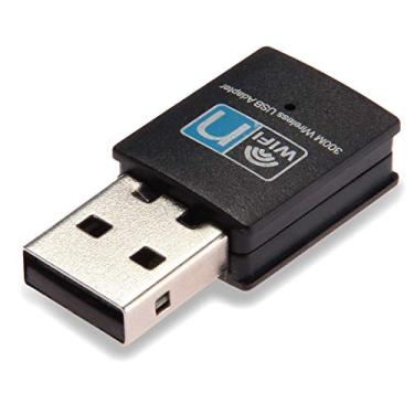 Imagem de Adaptador USB WiFi de 300 Mbps, adaptador de cartão de rede LAN sem fio LOTEKOO dongle WiFi para desktop, laptop, PC, Windows 10 8 7 XP Mac OS (Plug-and-Play para Windows10)
