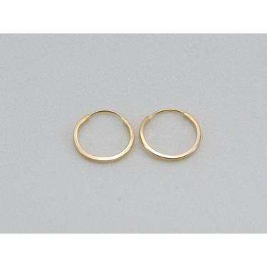 Imagem de Brinco De Argola Em Ouro 18k-750 Redonda