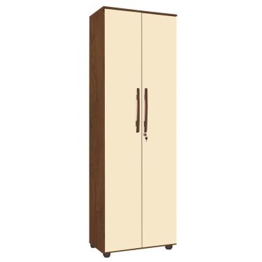 Imagem de Armário Multiuso Cordoba 2 Portas 6 Prateleiras Mel e Pérola