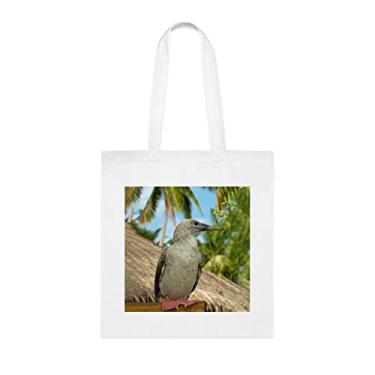 Imagem de Sacola com pé vermelho, presente divertido, bolsa de ombro, bolsas reutilizáveis, cesta de Natal de aniversário, ideia de presente, Branco