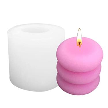 Imagem de vela três bolas | Moldes vela silicone 3D para fabricação velas - ornamento vela feito à mão para fazer artesanato vela bolo chocolate sobremesa Kot-au