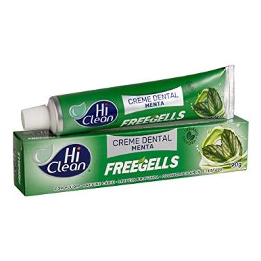 Imagem de Hi Clean Creme Dental Vegano Com Flúor Sabor Freegells Menta Previne Cáries Limpeza Profunda 90G