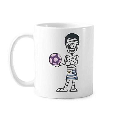 Imagem de Uruguaio jogador de futebol caneca de cerâmica cerâmica cerâmica xícara de café porcelana louça