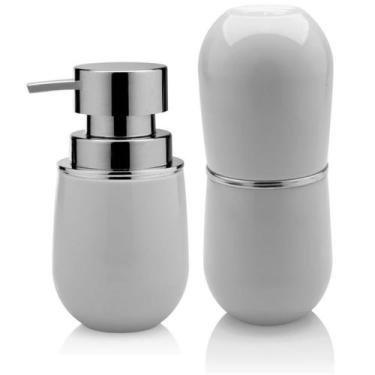 Imagem de Porta Escovas E Creme Dental Dispenser Sabonete Líquido New Belly - Ou