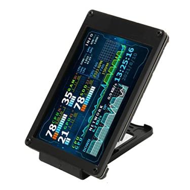 Imagem de Monitor de Dados da CPU, Mini Tela IPS USB Com Economia de Energia de 3,5 Polegadas, Vários Temas para Escritório