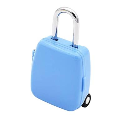 Imagem de KESOTO Combinação Cadeado Senha Trava de Bagagem Código Cadeado 3 Digital Code Lock for Door, Azul