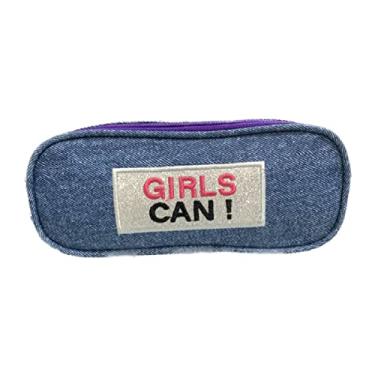 Imagem de Estojo Escolar Clio Style Feminino Girls Can Jeans