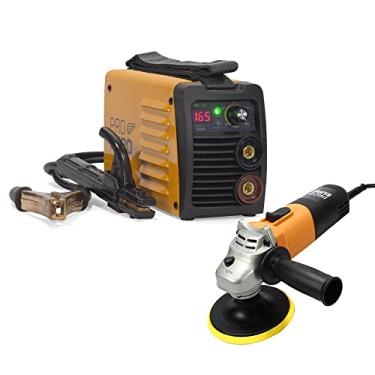 Imagem de Máquina solda inversora gp 165a bivolt pró euro + esmerilhadeira 220v