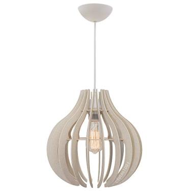 Imagem de Pendente Lótus Ana Maria Mármore Lustre Luminária 30Cm Sala