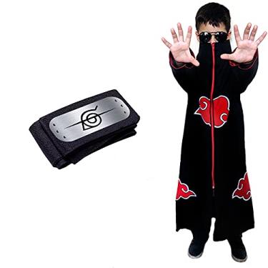 Akatsuki anel bandana 2 pçs/set anime cosplay acessórios akatsuki