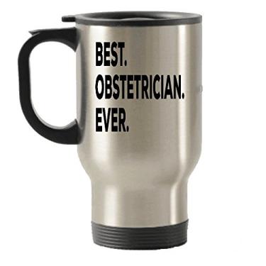 Imagem de Caneca de viagem obstetra – Melhores copos isolados de obstetra para viagem – Presentes para agradecimento aniversário Natal – Ideia de presente – Decoração inovadora