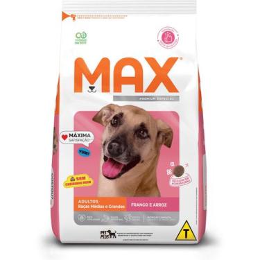 Imagem de Ração Max Cães Adultos Médio E Grande Frango 15Kg - Max Alimentos