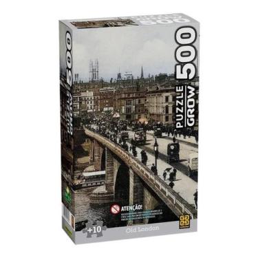 Imagem de Quebra Cabeça Puzzle Old London Londres 500 Peças Grow