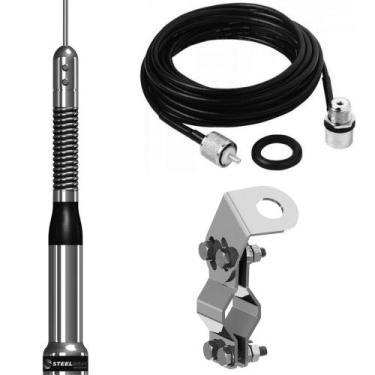 Imagem de Antena Móvel Slim Bold Px Com Mola 1,54mts Ap8690 Suporte Tubular Crom