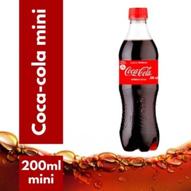 Imagem de Kit 24 und coca cola de 200 ml