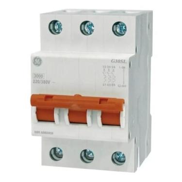 Imagem de Kit 2 Disjuntores Tripolar Din Ge 10a/16a/20a/25a/32a