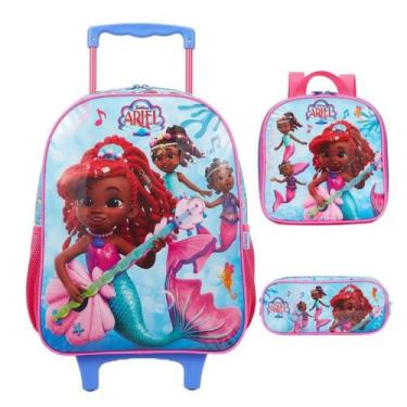 Imagem de Mala de Rodinha Ariel kit com Lancheira e Estojo Xeryus
