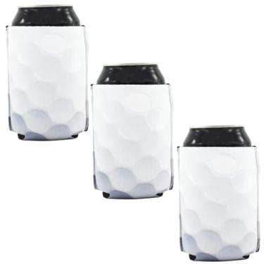 Imagem de ZipSip Magnet - Bolsa Térmica Ajustável Multifuncional Com Zíper Para Latas, Garrafas, Copos Finos De Cerveja, Festa, Café, Refrigerador Latas Capa Neoprene Isolada Golfe (Pacote 3)