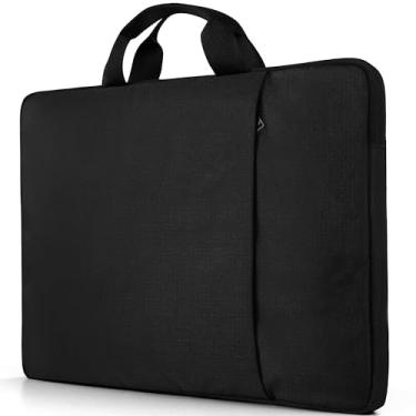 Imagem de EVICIV Capa para laptop de 22 polegadas, bolsas protetoras de 360°, bolsa para computador portátil com zíper de bolso para laptop de 20 a 22 polegadas, monitor portátil, notebook, malas de viagem