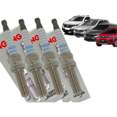 Imagem de Jogo Velas Ignição ILMAR8C9D Laser Iridium Compatível com Argo Cronos Strada Uno 1.3 8V 2016 a 2022