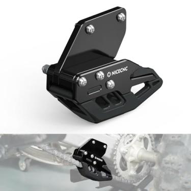 Imagem de NICECNC Guia De Corrente Para Braço Oscilante Traseiro Quadriciclo Compatível Com Honda Trx450R Kick Start 2006-2009, Trx450Er Elétrico 2011-2014, Preta, Substituição 52156-Hp1-000