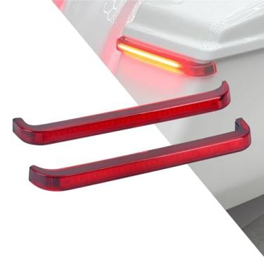 Imagem de HDBUBALUS Saddlebag Luz traseira LED sequencial de freio de corrida lâmpada de seta adequada para Harley Touring CVO Street Gilde FLHXSE FLHX Road Gilde FLTRX 2023.5-2025 Vermelho