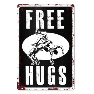 Imagem de Presentes de luta livre, estilo vintage, placa de luta livre, sinal de lata, para casa, homem, caverna, garagem, quarto, decoração de parede, 20 x 30 cm