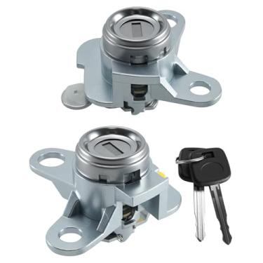 Imagem de Kit de fechadura de porta com 2 chaves para Chevrolet Prizm Toyota Corolla 1.8L L4 1998 1999 2000 2001 2002, interruptor de cilindro de fechadura de porta substitui DL-166 DL-274 69051-12490 69052