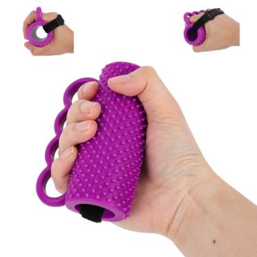 Imagem de Fortalecedor Aperto Mão, Exercitador Dedos Bola Compressão Dispositivos Fortalecimento Mão Fraca para Idosos Seniores Músicos Atletas Músculos Massagem