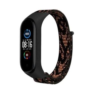 Imagem de Pulseira De Nylon Respirável Para Xiaomi Mi Band 7 6 5 4 3 8, Correia 