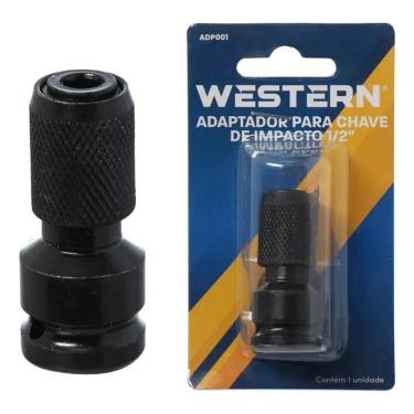 Imagem de 2X Adaptador De Soquete Para Chave Impacto 1/2 Em Bits 1/4