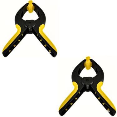 Imagem de Kit 2 Grampos Tipo Grampo Prendedor Multiuso com Mola 6 Polegadas para