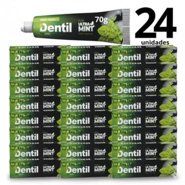 Imagem de Creme Dental Dentil Ultra Mint Com Xilitol Sem Flúor, 24 UN