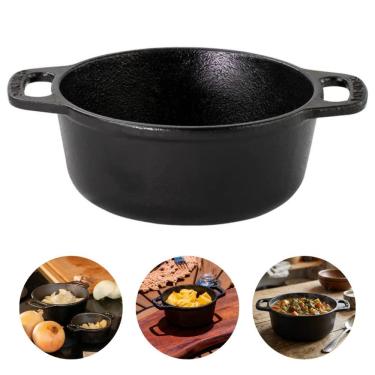 Imagem de Cumbuca de Ferro Fundido 12cm Para Servir Porções 435ml Sem Tampa Santana