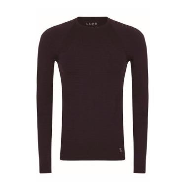 Imagem de Camiseta Térmica Masculina Run Sport Advanced Lupo Protege do Frio, M,