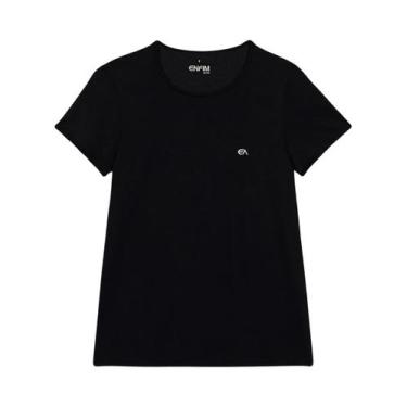 Imagem de Blusa Manga Curta Enfim 1000118364 Feminina Active Básica Dry Poliamid
