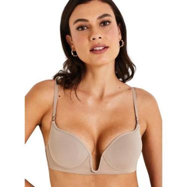 Imagem de Sutiã Lift Decote U Profundo Liz Lingerie - Ref. 51843, Sépia, 46B