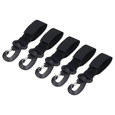 Imagem de Ganchos práticos para pendurar para carrinho de bebê, rotação de 360 graus com 5 peças para pais ocupados cuidadores para bicicletas, cadeiras de rodas, carrinhos de compras ( 01)