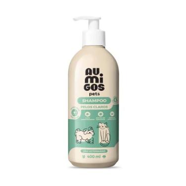 Imagem de Shampoo Pelos Claros Au.Migos Pets 400ml - Bem Estar E Saúde