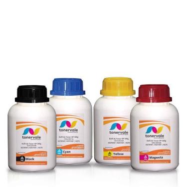 Imagem de Kit 4 Toner Refil TankFull Para HP CF210A 211 212 213 131A CMYK - HP M