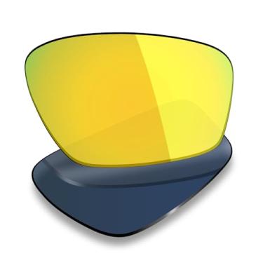 Imagem de Mryok Lentes de reposição polarizadas para Oakley Crosslink Zero Asian Fit OX8080 58 mm - Ouro 24K