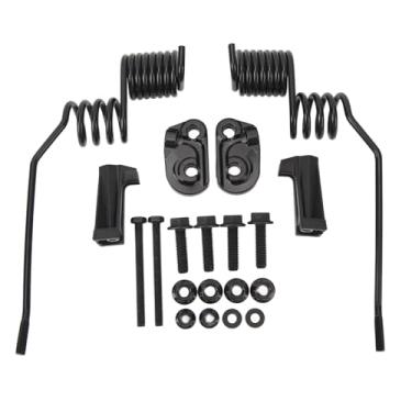 Imagem de Grcfumo Spring Style Rail Ice Scratchers, Metal Rail Mount Ice Scratchers, Rugged Ice Scratchers Black Kits, Rail Mounted Ice Scratchers for Steady and Safe Driving