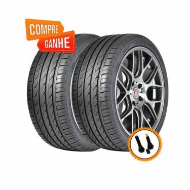 Imagem de Kit 2 Pneus Delinte Aro 17 205/40R17 DH2 84W + Válvulas