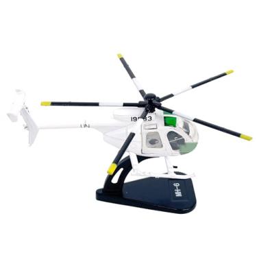 Imagem de NATEFEMIN 1:100 US Army MH-6 Little Bird Helicopter Model Simulation Aircraft Aviation Aircraft Kits for Collection and Gift