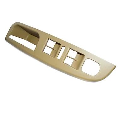 Imagem de IKUESM 1PC interruptor de janela painel de controle moldura de acabamento compatível com VW Jetta Golf MK5 2005-2010 mão esquerda do motorista peças da porta interna do carro 1K4868049C (Size : Beige